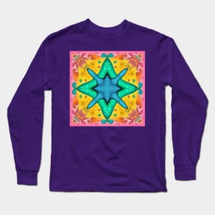 geometrical shape art Long Sleeve T-Shirt